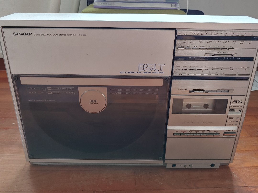 Sharp VZ 3500 vertical turntable and cassette deck, Audio, Other Audio