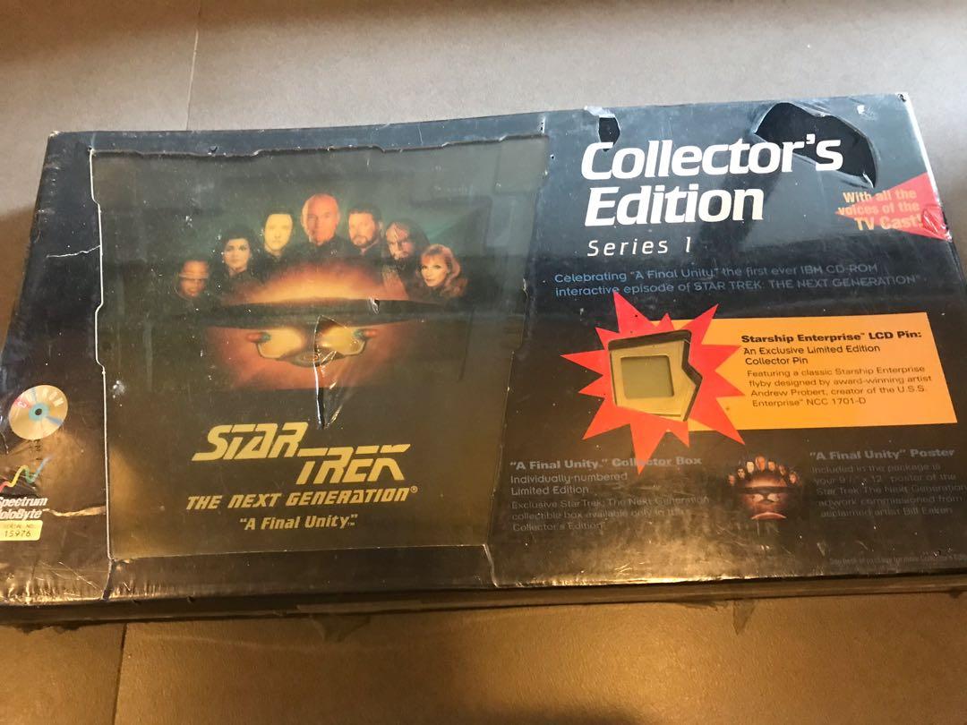 Star Trek A Final Unity Collector’s Edition pc video game (Category: PlayStation) located in Manila. Submitted by hugomanik (Listing ID 1064741247, Image 1). Description: Star Trek: A Final Unity Collector’s Edition Brand new Sealed PC.