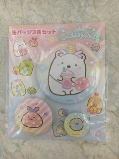 Sumikkogurashi metal badges