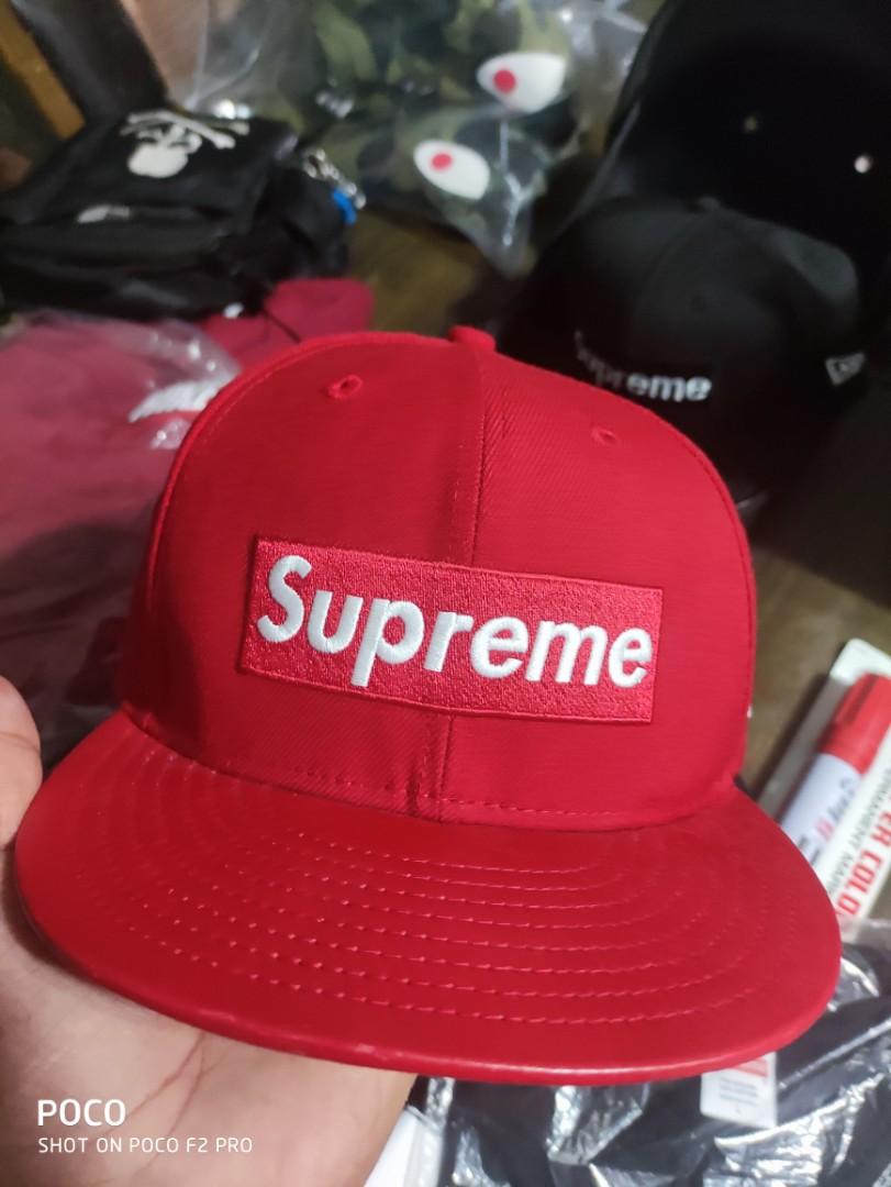 New era supreme cap hot sale