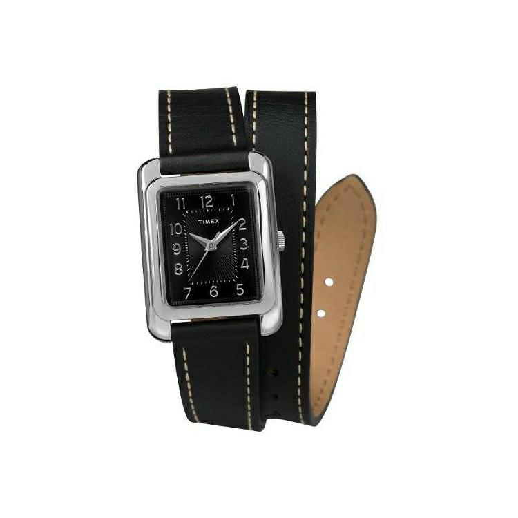 Addison 25mm double outlet wrap leather strap watch