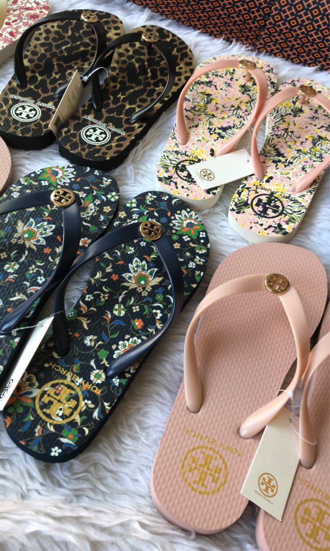 Tory burch flip flops sale on sale