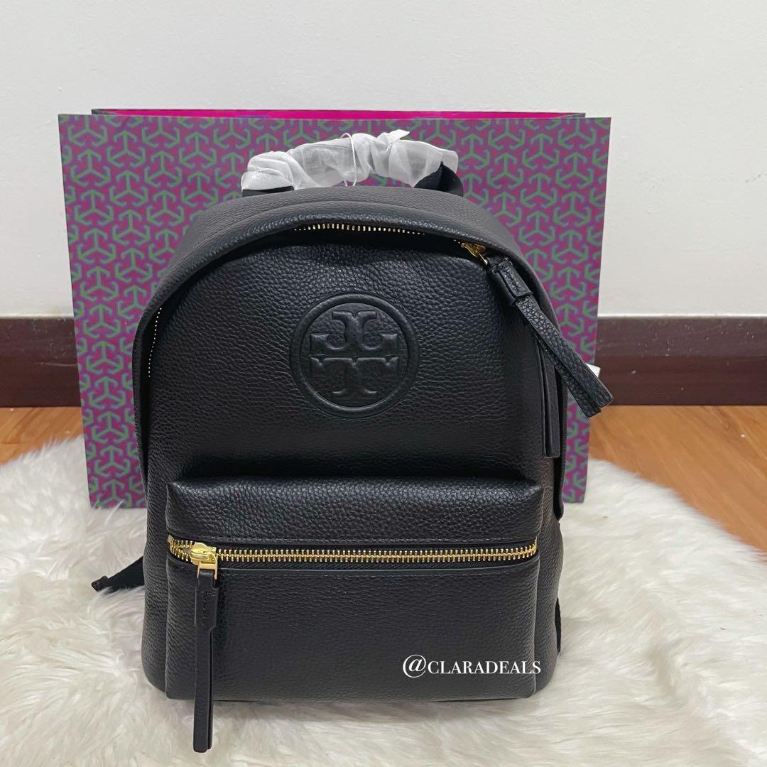 Tory Burch Perry Bombe Backpack Black Women s Fashion Bags Wallets Purses Pouches on Carousell