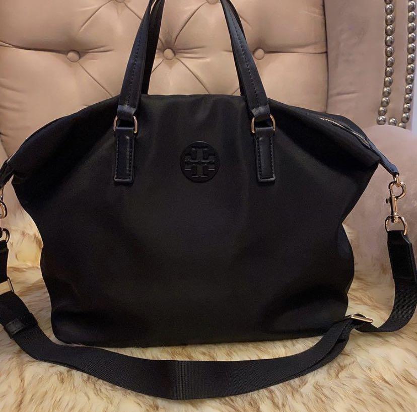 TORY BURCH TILDA NYLON SLOUCHLY SATCHEL Luxury Bags Wallets on