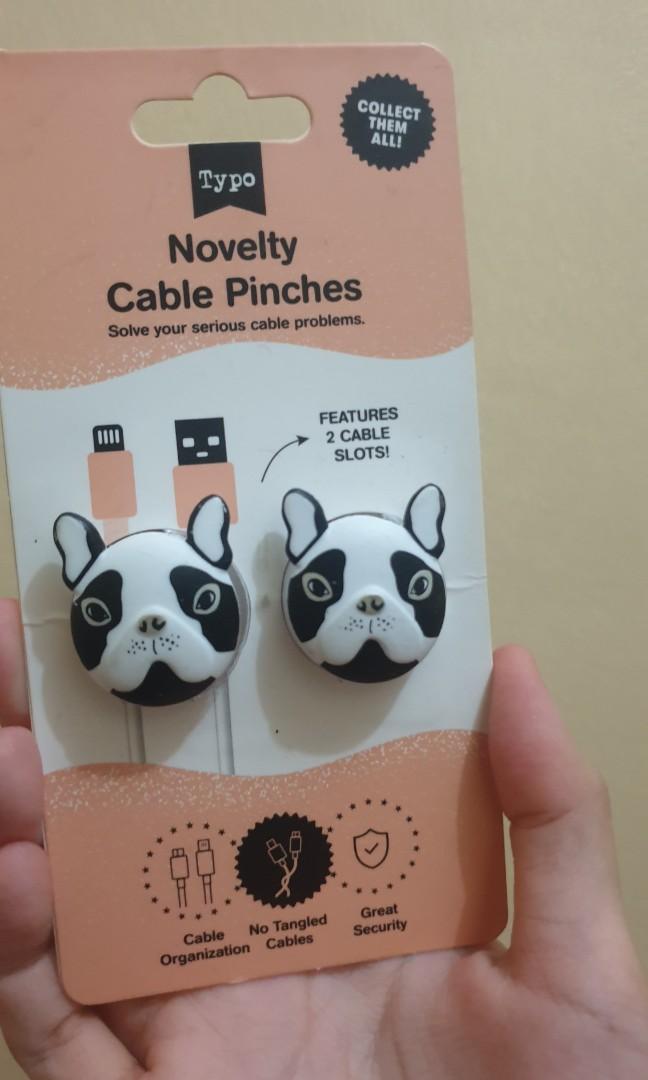Typo Cable Pinches (Category: Chargers & Cables) located in Pasig City. Submitted by rustic_swirls (Listing ID 1064683408, Image 1). Description: Organize mobile cables with these pinchers.