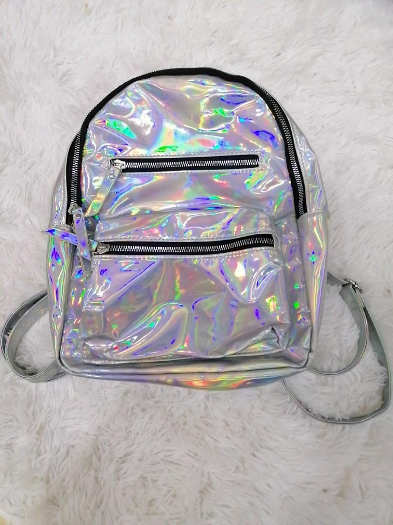 Holographic mini bag best sale