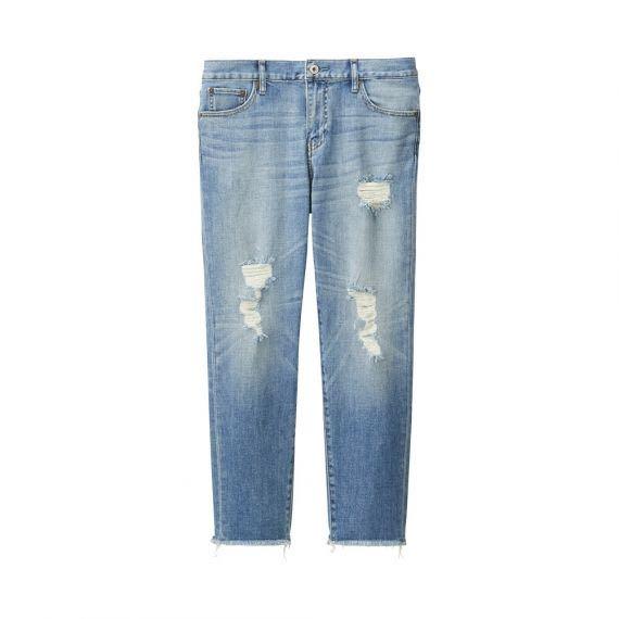 Slim ripped mom jeans Clearance