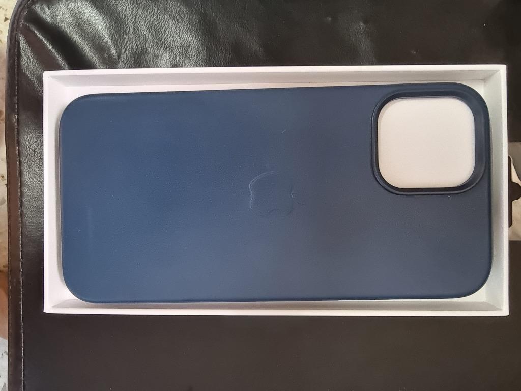 Used Iphone 12 Pro Max Leather Case With Magsafe Baltic Blue Mobile Phones Tablets Mobile Tablet Accessories Cases Sleeves On Carousell