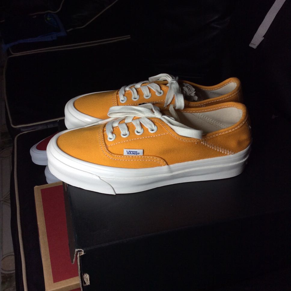 cadmium yellow vans