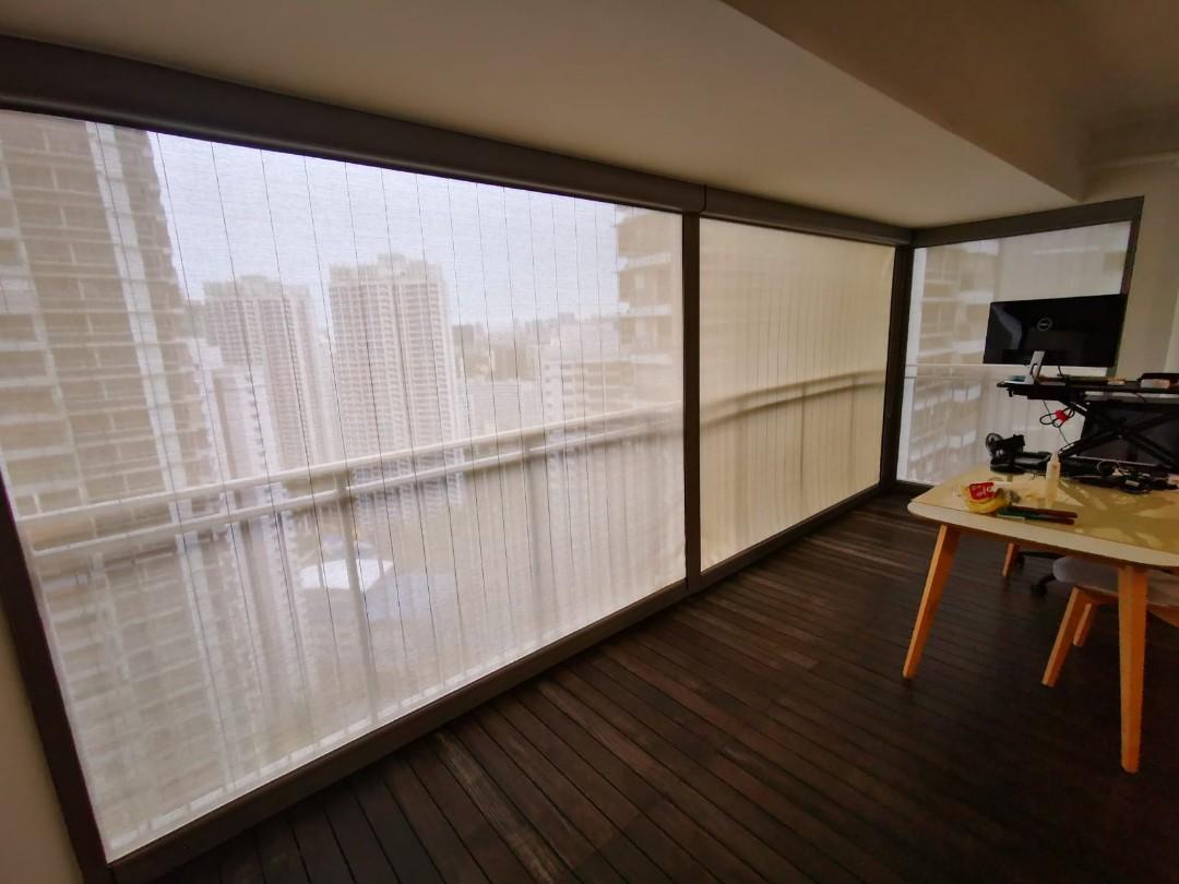 Customized outdoor balcony zip blind (Motorized)62863076712195111