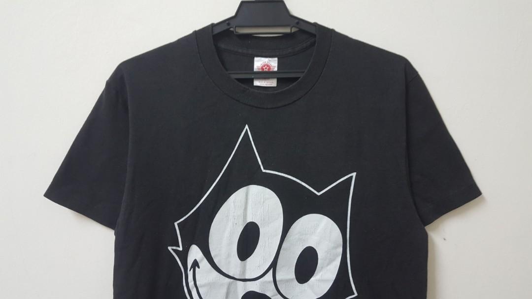 Vintage FELIX THE CAT 80s 1988 t shirt Men s Fashion Tops Sets Tshirts Polo Shirts on Carousell