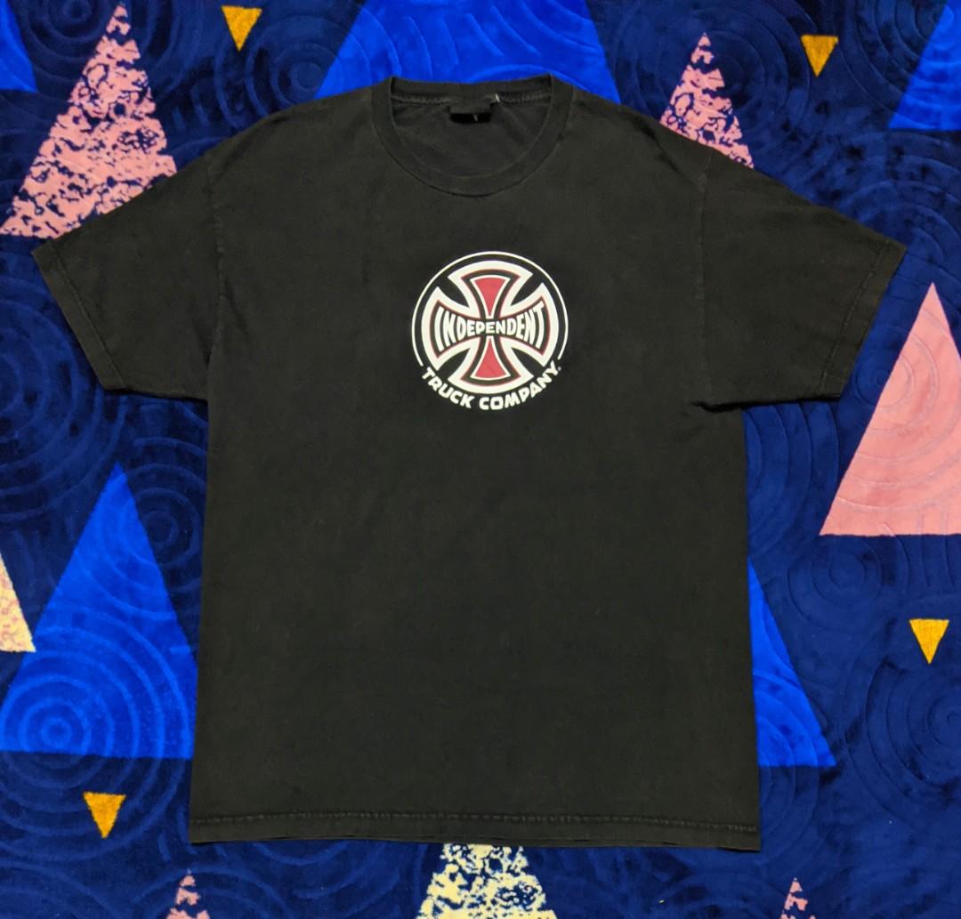 Vintage NHS Independent Truck Skate T shirt, Men's Fashion, Tops