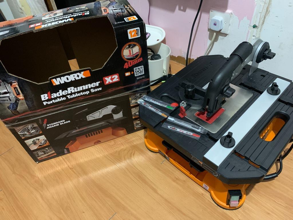 Worx Wx572l 木工迷你小型線鋸台高工作效率多用途橫鋸直鋸鋸多種物料 傢俬 家居 其他 家居改善及收納用品 Carousell