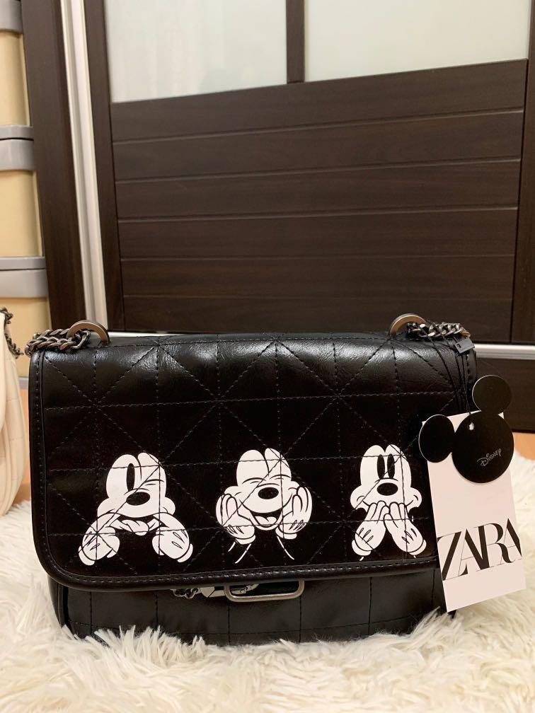 Zara mickey hotsell mouse sling bag