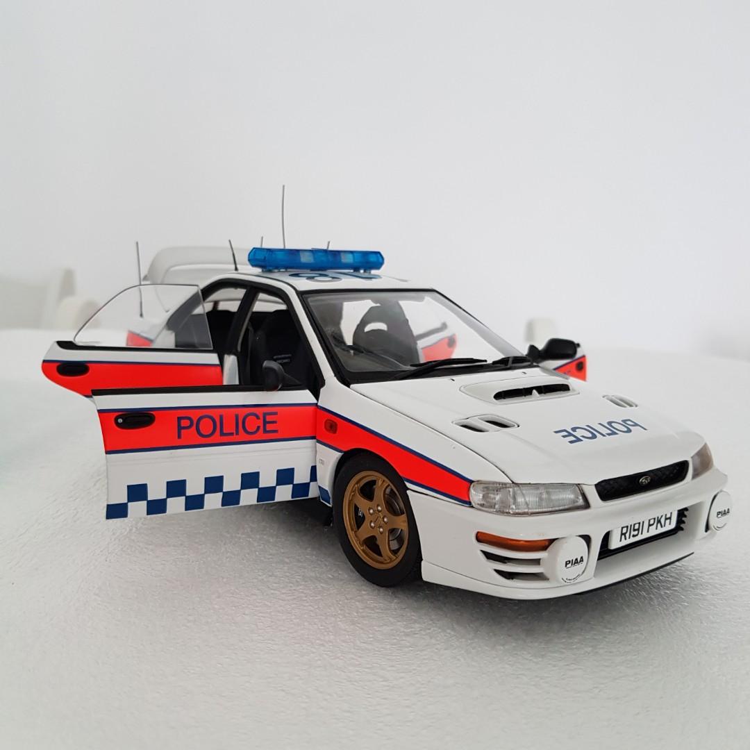 Aa 1/18 スバル インプレッサ WRX STI 山口県警 パトカー オートアート ...