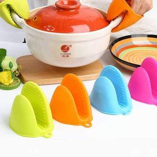 2 Pairs of Silicone Rubber Pot Holder