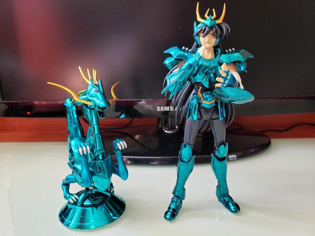 聖鬥士聖衣神話最終青銅天龍座紫龍兩隻 興趣及遊戲 玩具 遊戲類 Carousell