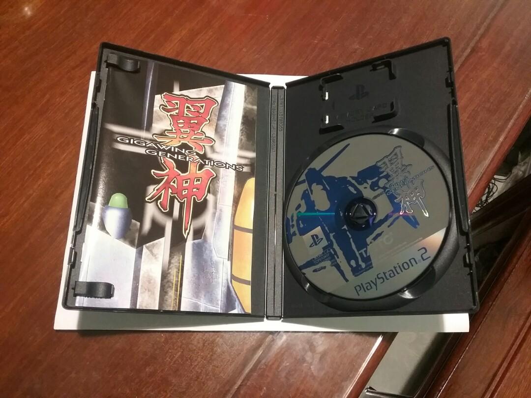 Sold ) ( 收藏美品) 日版PS2 game 翼神Gigawing Generations, 電子遊戲