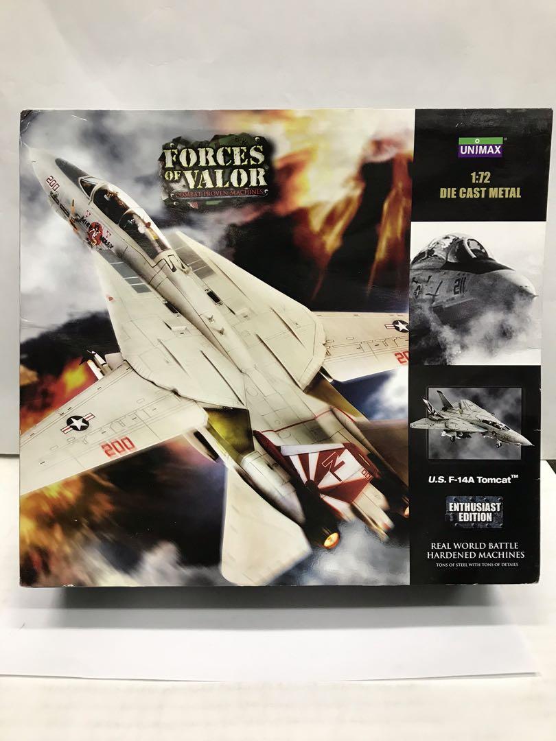 Forces Of Valor 1/72 US F-14A Tomcat Aircraft Model, Hobbies