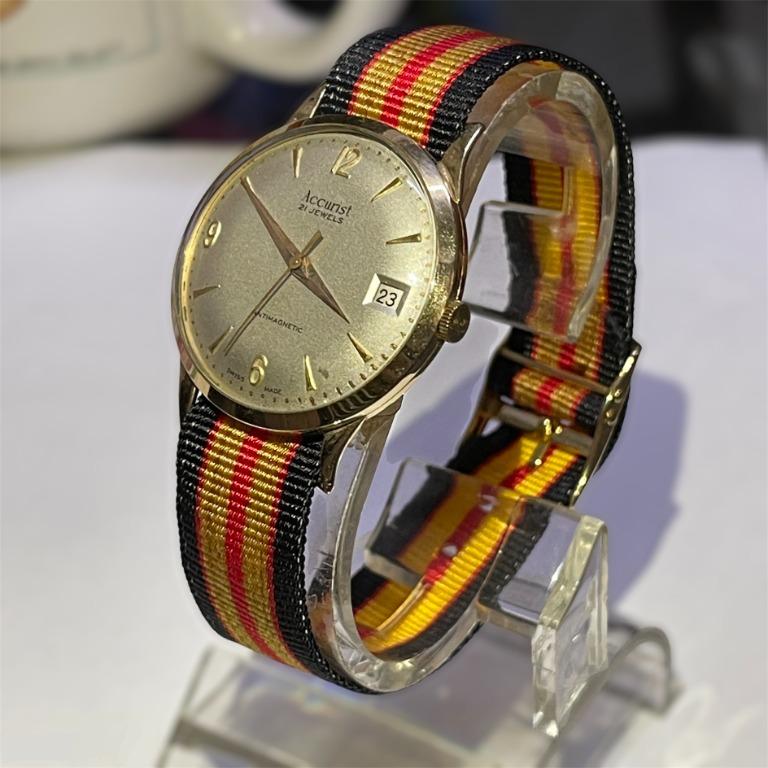 Accurist 21 jewels antimagnetic gold store