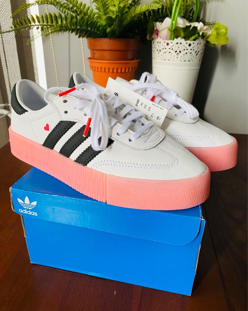 adidas pink sole