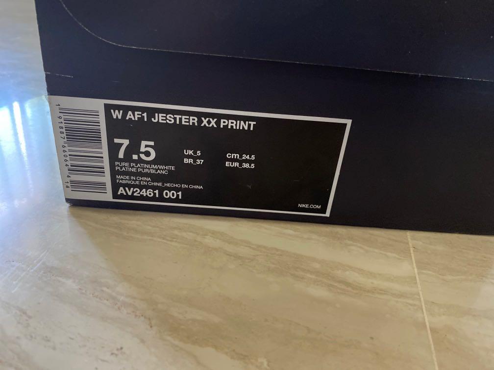 Nike air force discount 1 jester print