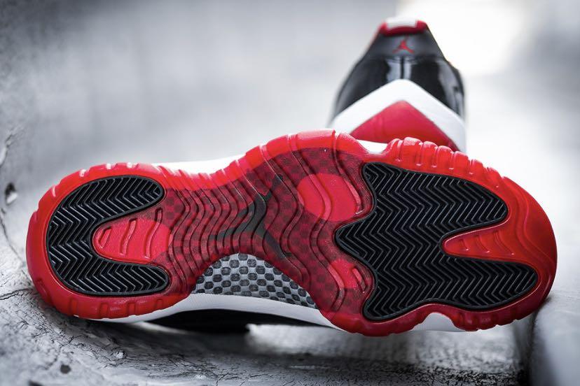 Air Jordan 11 Low Bred Men s Fashion Footwear Sneakers on Carousell