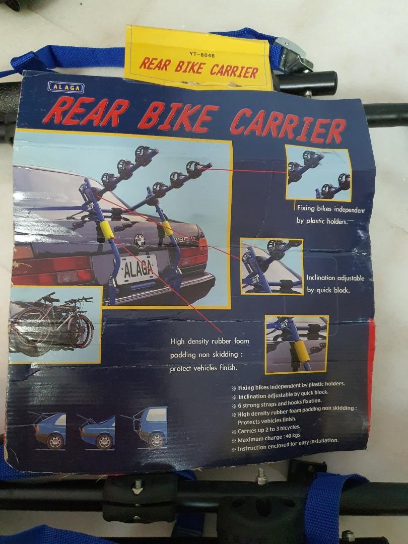 Alaga rear bike carrier clearance