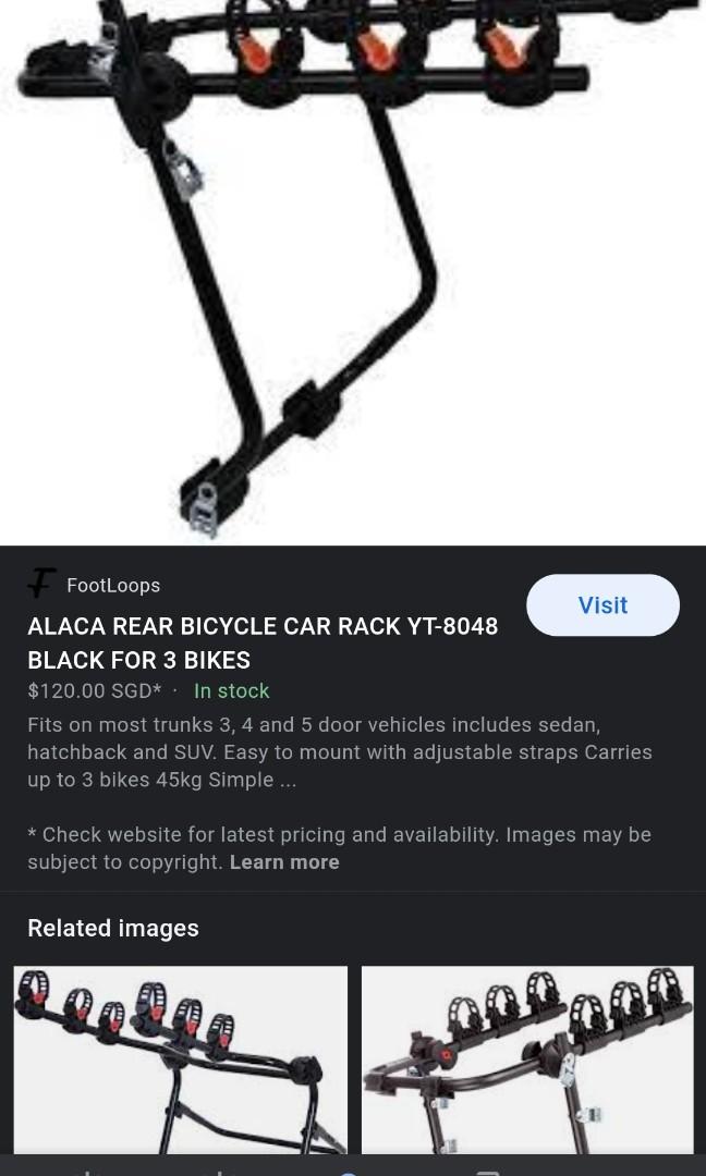 Alaga rear outlet bike carrier