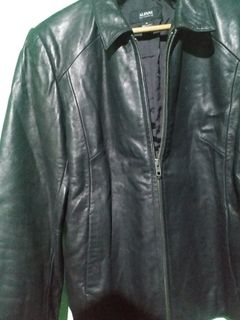 Alfani genuine shop leather jacket