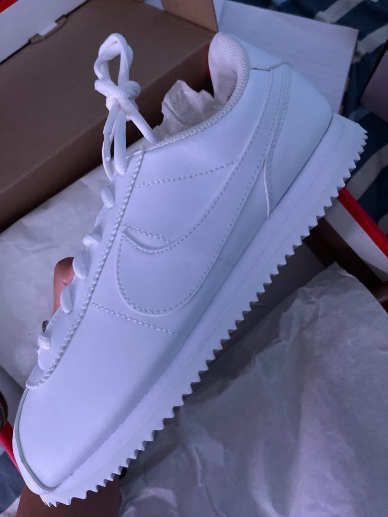 all white cortez