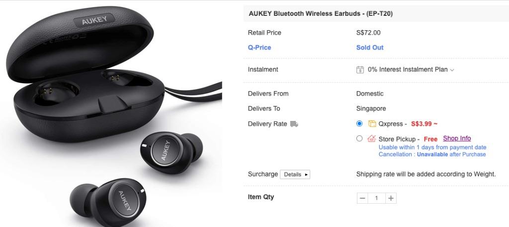 Aukey t20 clearance