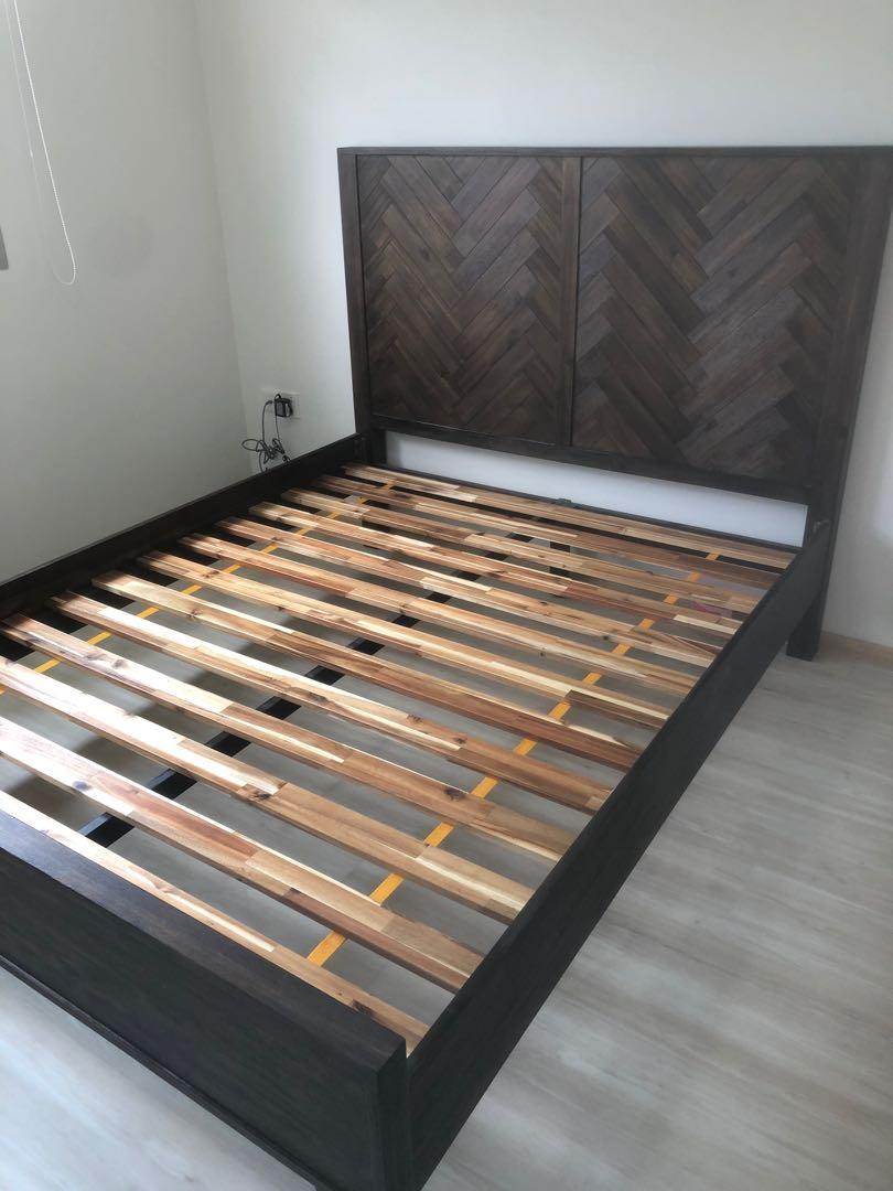 Austin bed frame in Queen, Furniture & Home Living, Furniture, Bed
