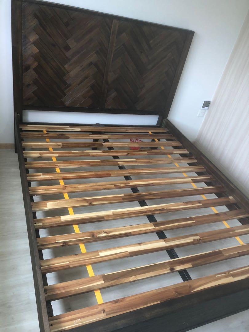 Austin bed frame in Queen, Furniture & Home Living, Furniture, Bed