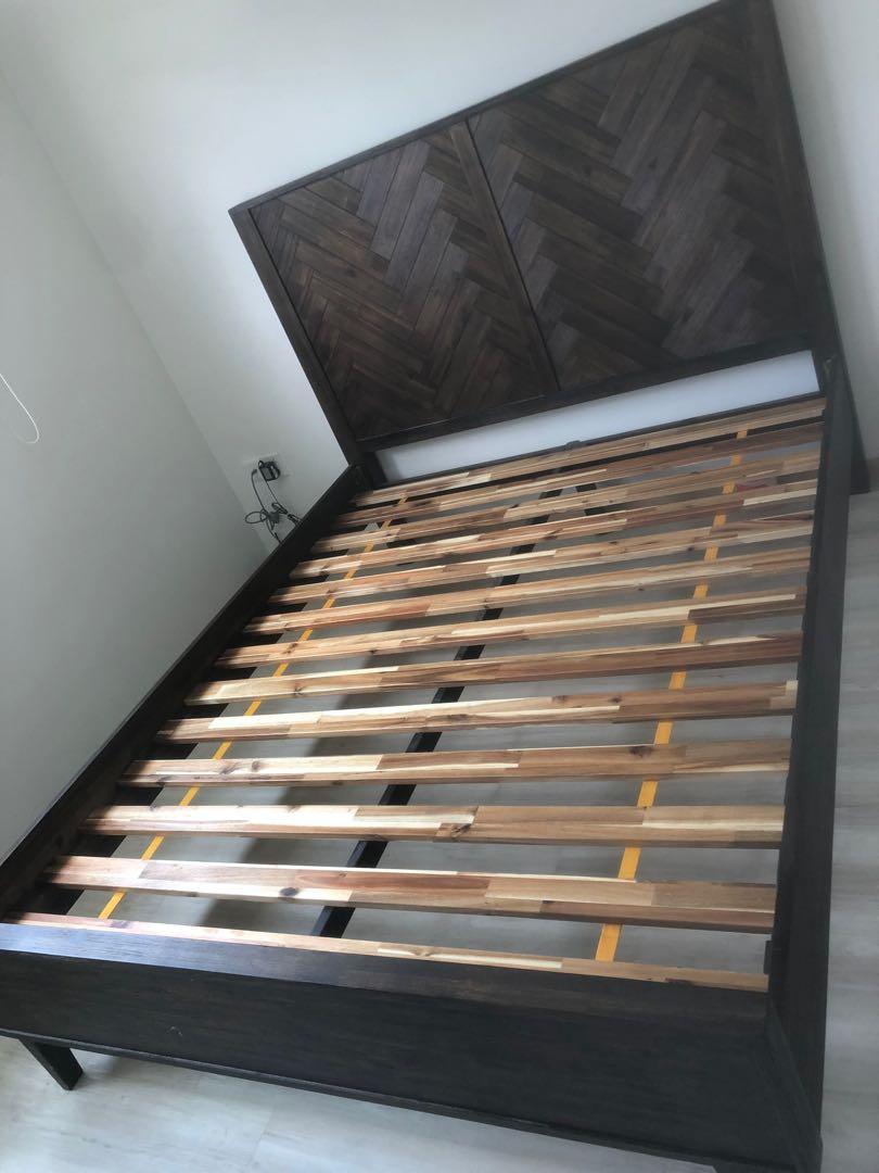 Austin bed frame in Queen, Furniture & Home Living, Furniture, Bed