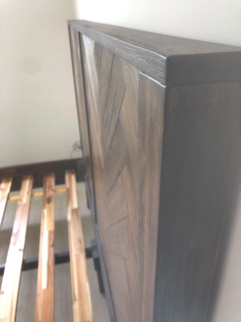 Austin bed frame in Queen, Furniture & Home Living, Furniture, Bed