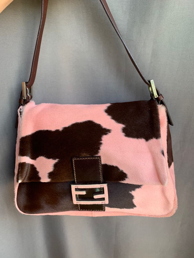 Fendi pony hair hotsell baguette