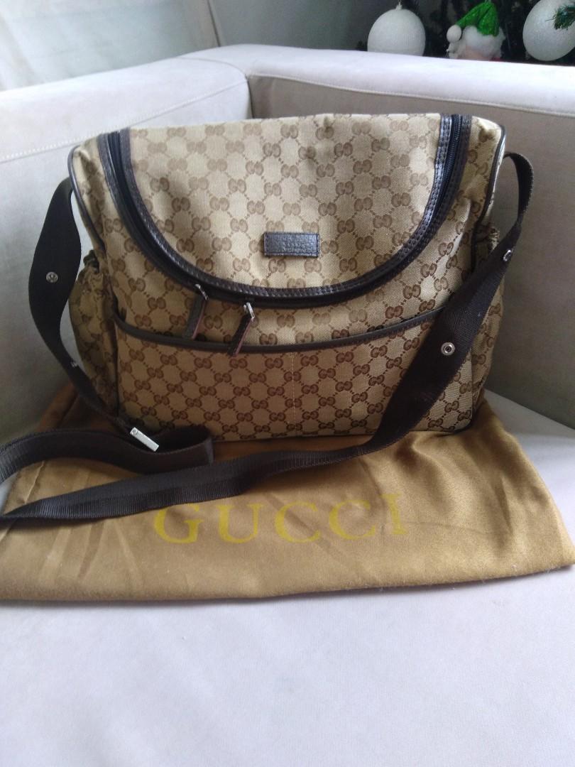 Authentic Gucci Diaper Bag (not Louis Vuitton, Prada), Luxury, Bags &  Wallets on Carousell