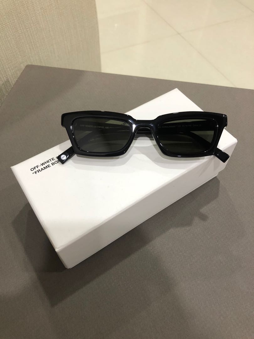 small off white sunglasses
