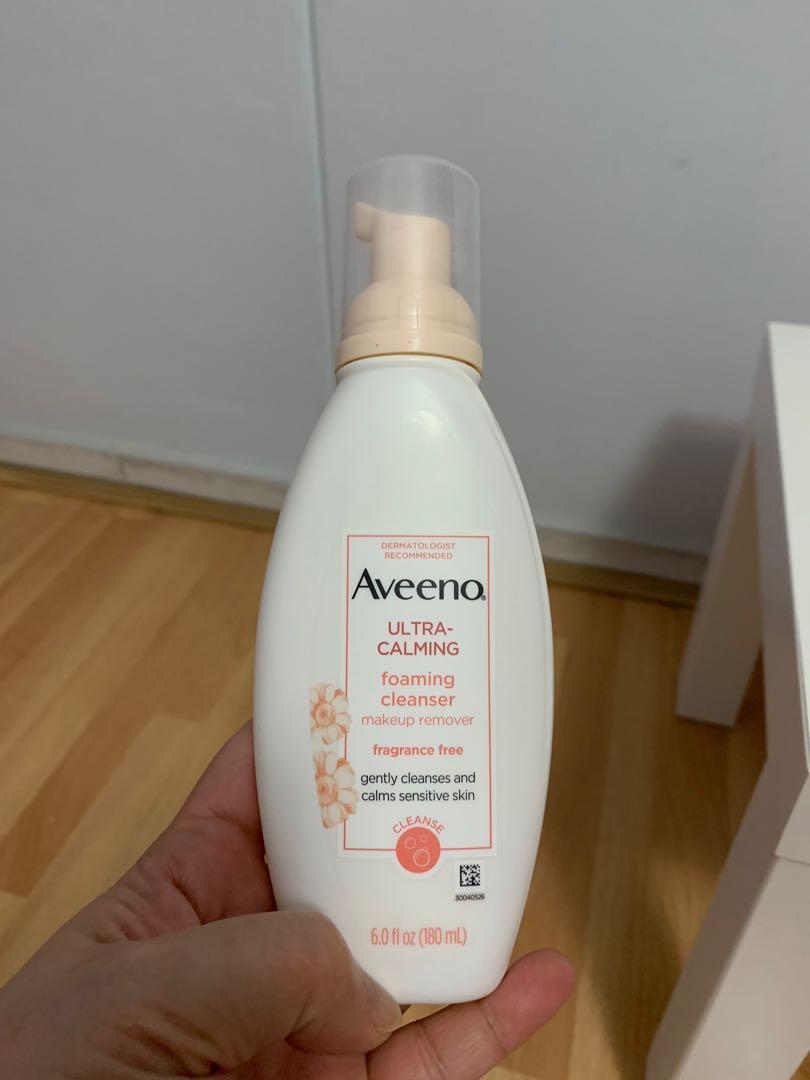 aveeno gentle foaming cleanser