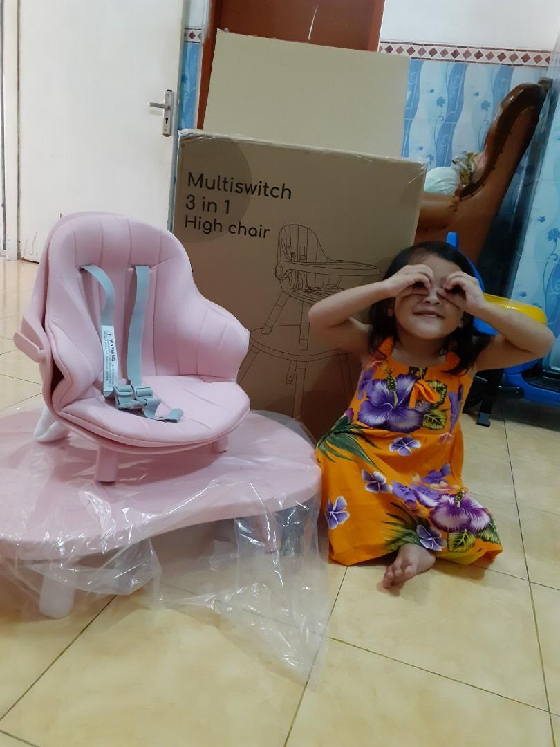 Baby Chair Highchair Cocolatte Urbini 3in1 Multi Switch Bayi Anak Perawatan Makanan Anak Di Carousell
