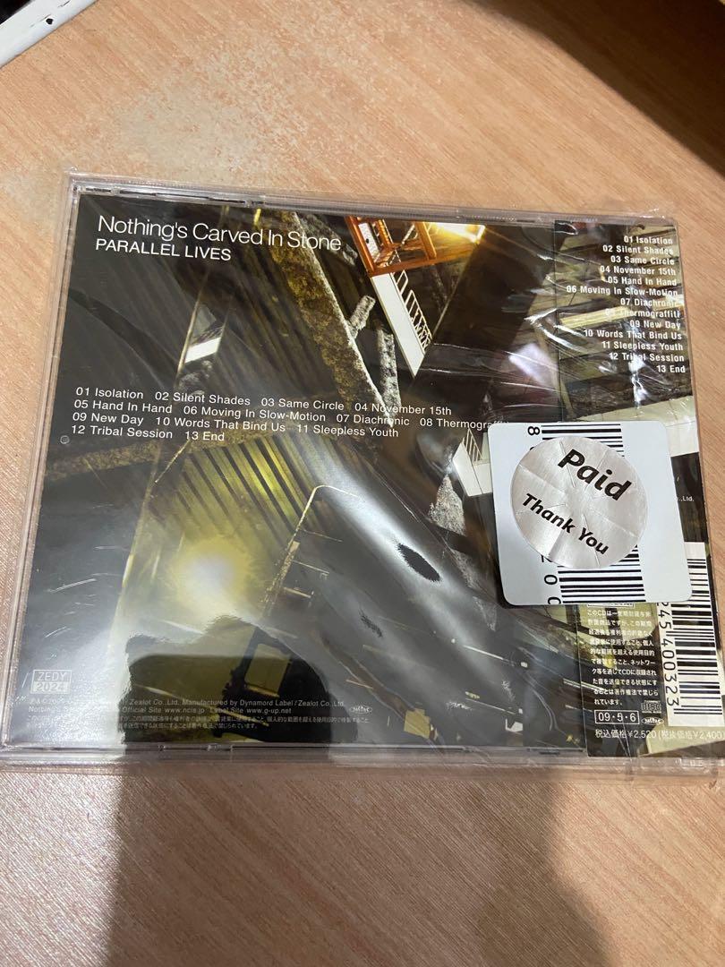 日本band Nothing S Carved In Stone Parallel Lives 音樂樂器 配件 Cd S Dvd S Other Media Carousell