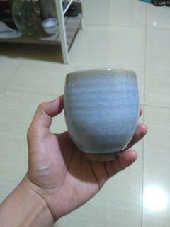 Beautiful blue japanese teacup