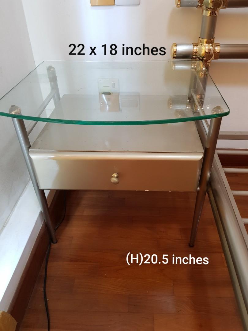 Bedside Table (Category: Bed Frames & Mattresses) located in Singapore. Submitted by abcsellfun (Listing ID 279717343, Image 1). Description: .