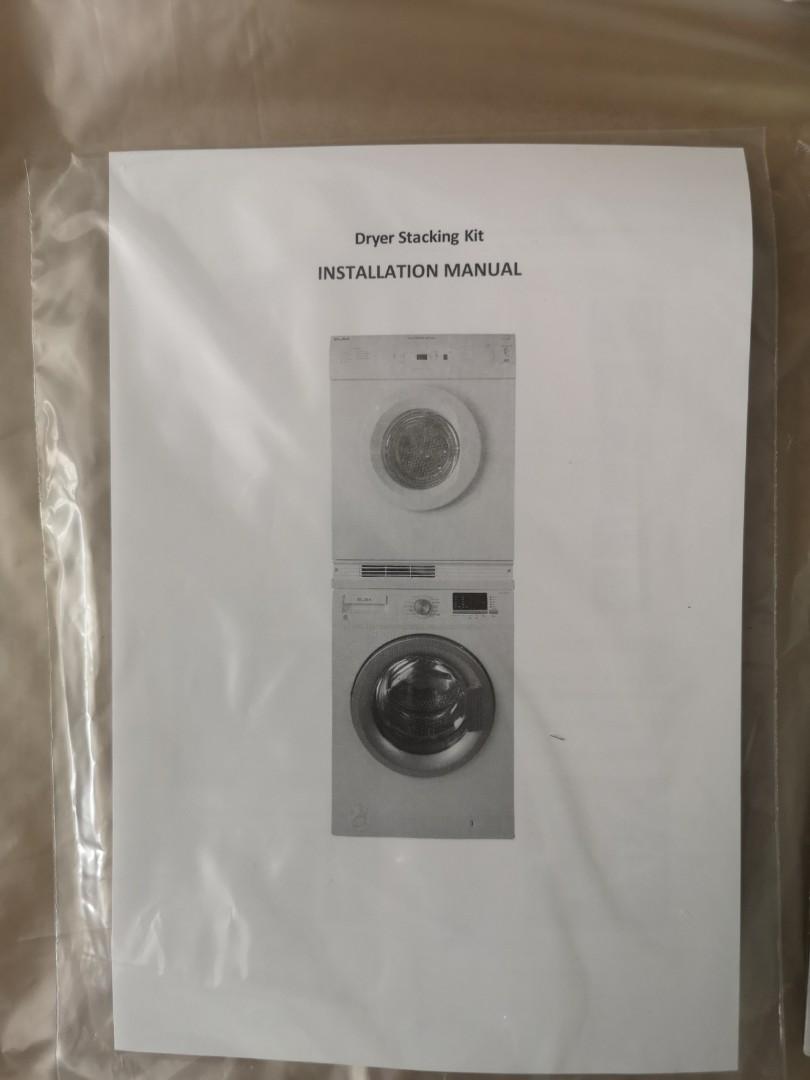 Beko dryer stacking Kit for sale!, TV & Home Appliances, Washing Machines and Dryers on Carousell