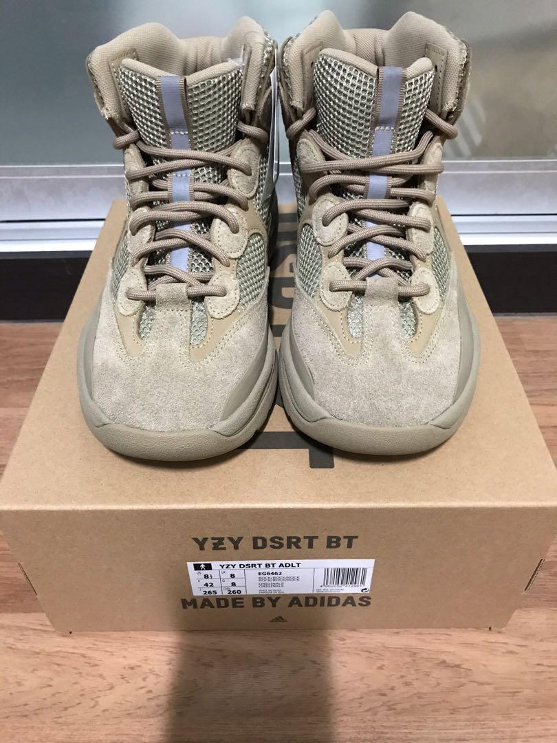 BN Adidas Yeezy Desert Boots Rock colorway Men s Fashion
