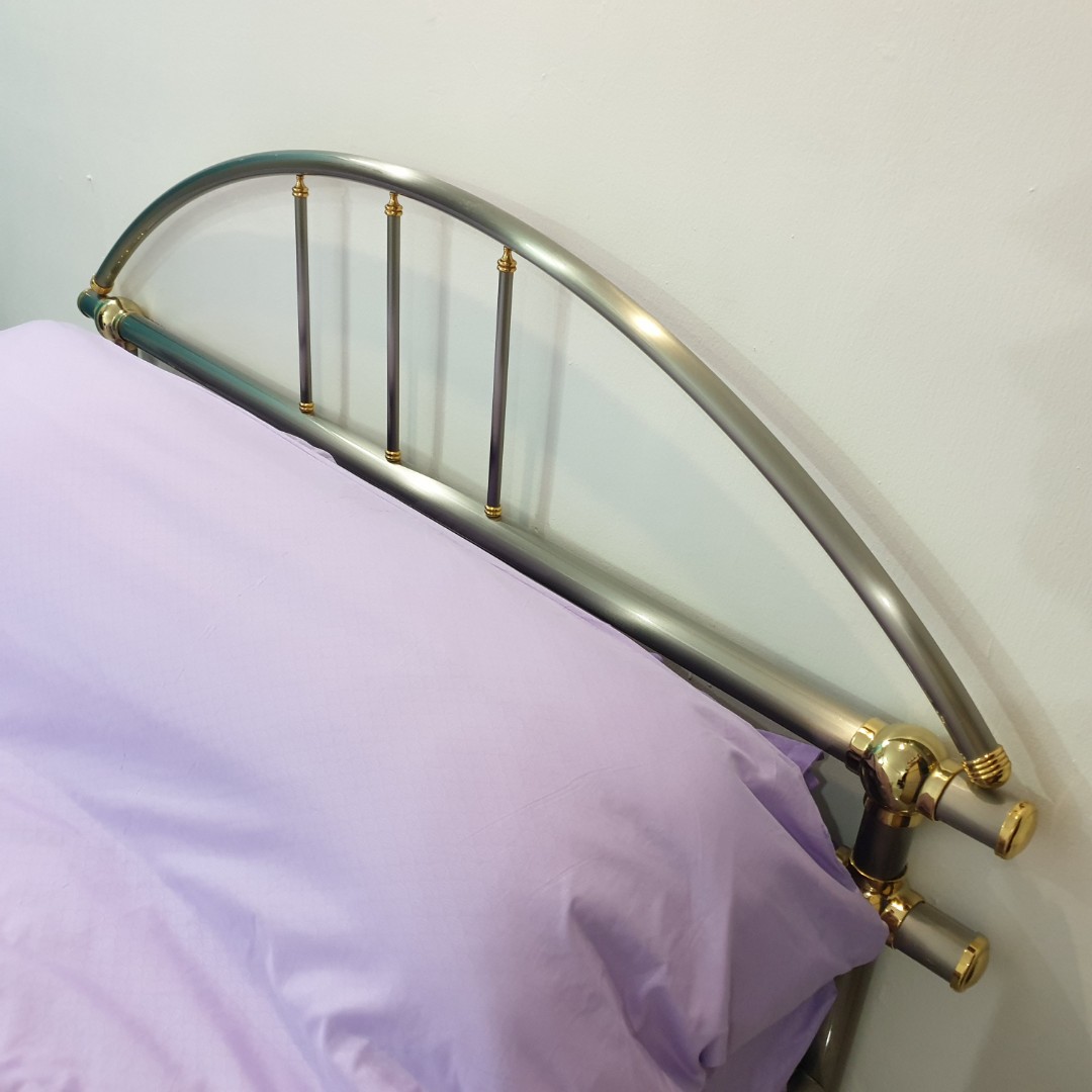 Brass Bed Frame Queen Size, Furniture & Home Living, Furniture, Bed