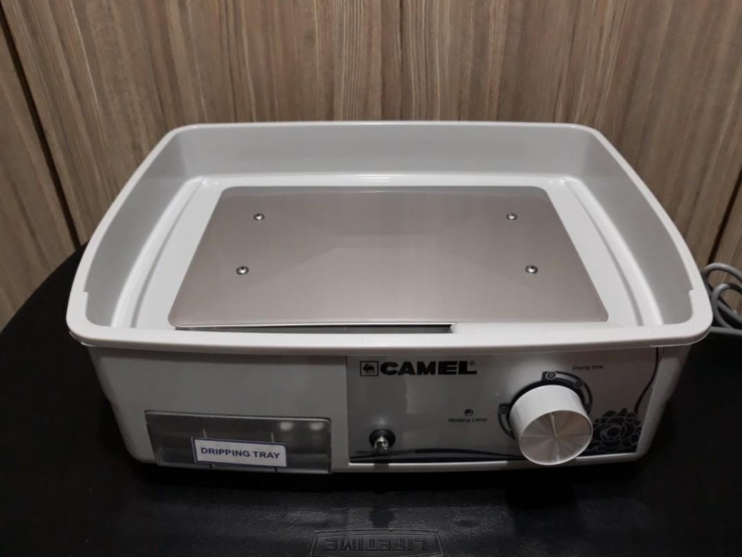 Brandnew Camel Dish Sterilizer (Purple) (Category: Food Organization & Storage) located in San Jose del Monte. Submitted by robertpastor (Listing ID 1064957634, Image 2). Description: ✅Heater Dish Dryer ✅Voltage: 230V AC /60hz ✅Power: 300 Watts ✅Auto Drying Function with 120-minute timer ✅Dust &amp; Insect Free ✅Low Power Consumption ✅Soft Closing Cover ✅Stainless with Drip Tray ✅With UV Sterilizer ✅Product Dimension: 42cm x 31cm x 37cm (L x W x 