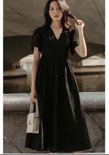 Camilo Eyelet Maxi Dress size L fashmob