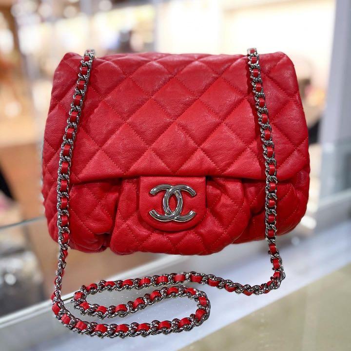 chanel chain around flap bag